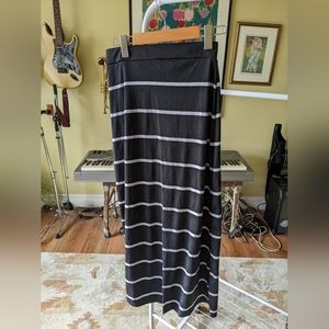 Striped Maxi skirt